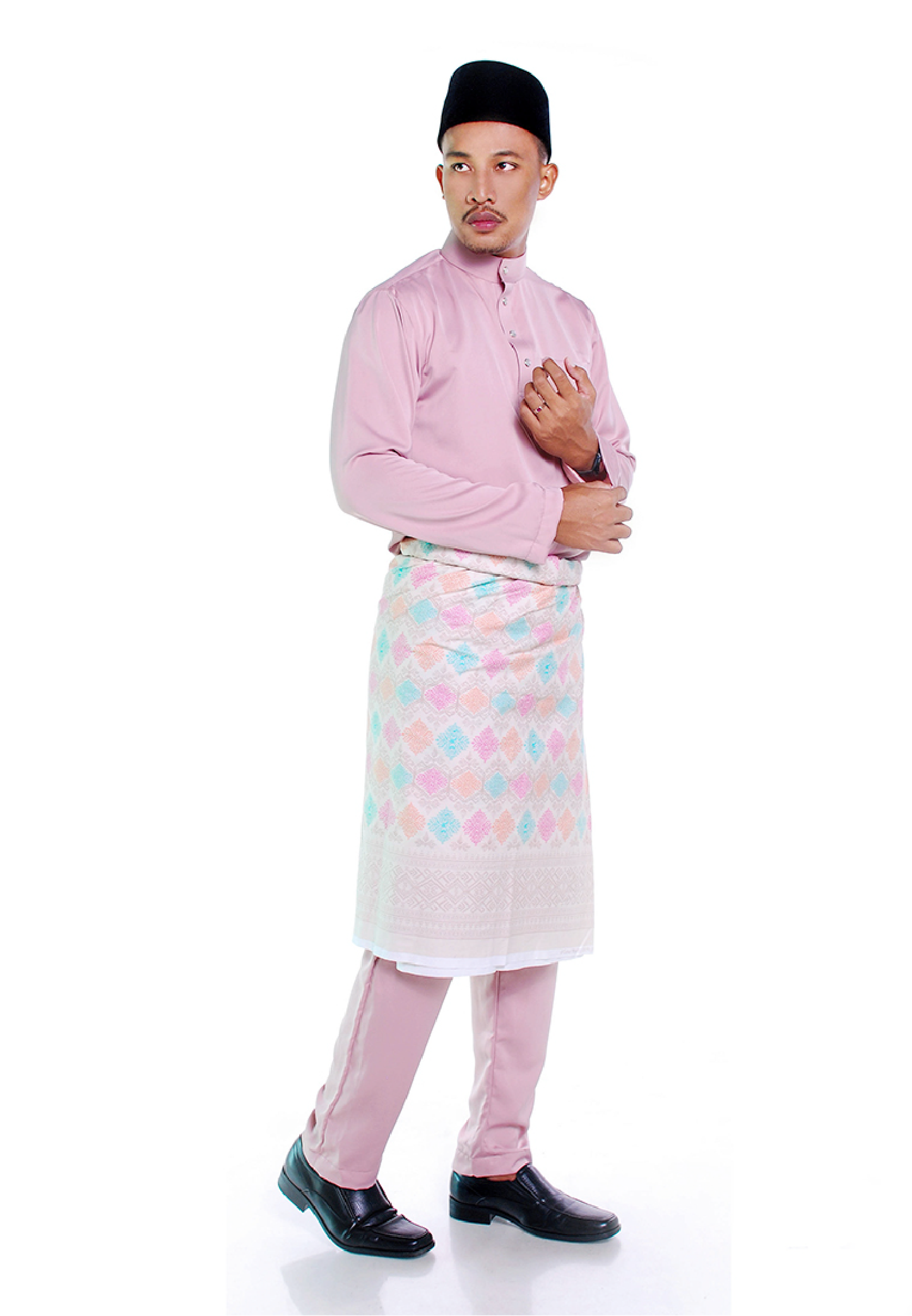 Cekak Musang in Dusty Pink