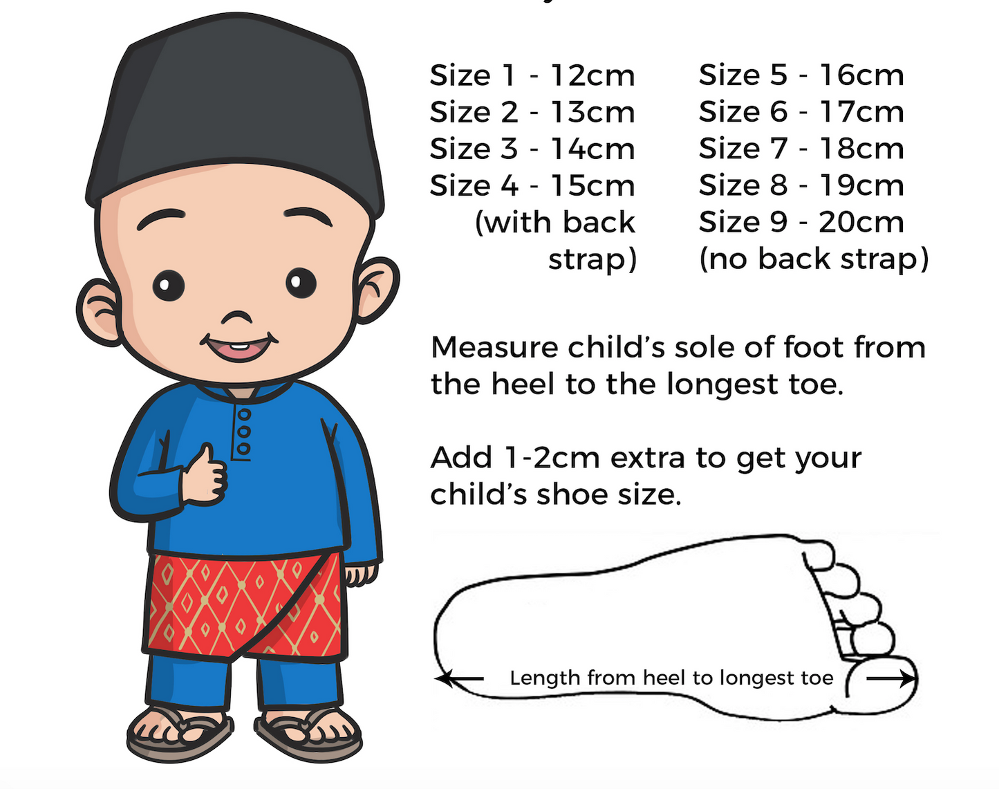 Kids Chapal Black Sole and Red Strap